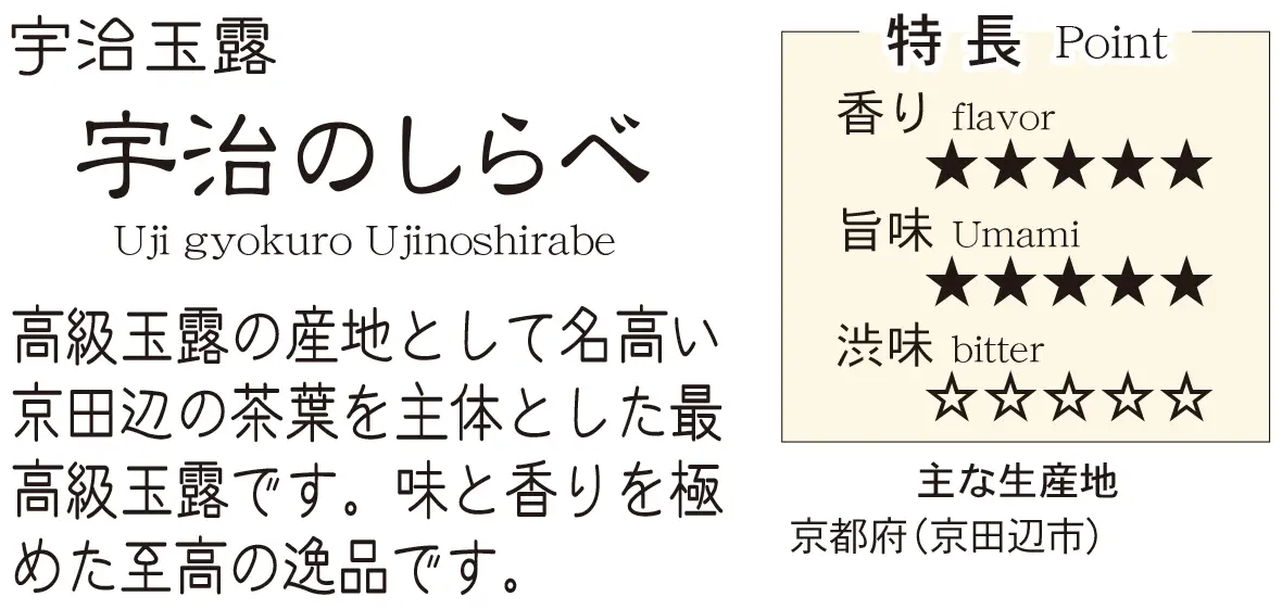 高級玉露 宇治のしらべ