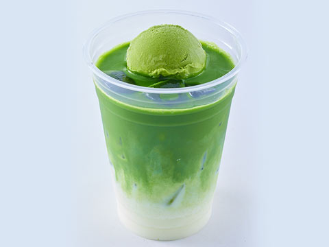 抹茶ラテフロート