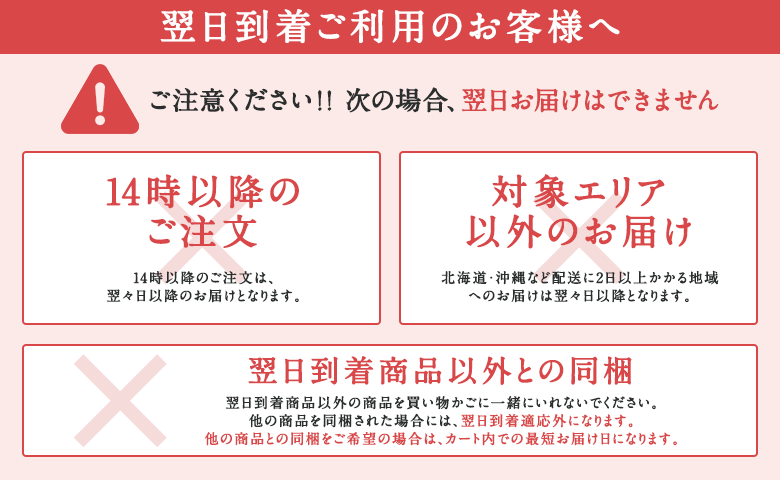 翌日お届け
